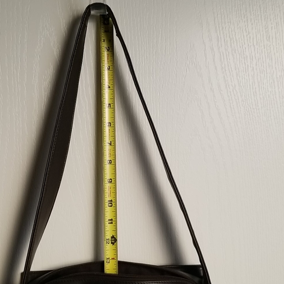 Vintage Leather Brown Crossbody - Picture 9 of 9